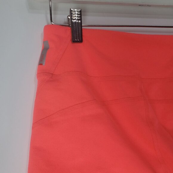 ZELLA Womens Leggings SZ XS Capri Neon Florescent Coral Pink Barbie Fitness Gym‎ - Picture 7 of 7